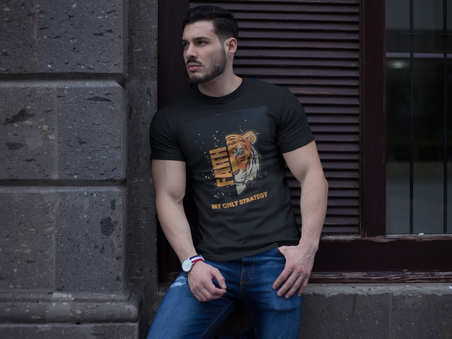 Faith, My Only Strategy Tee