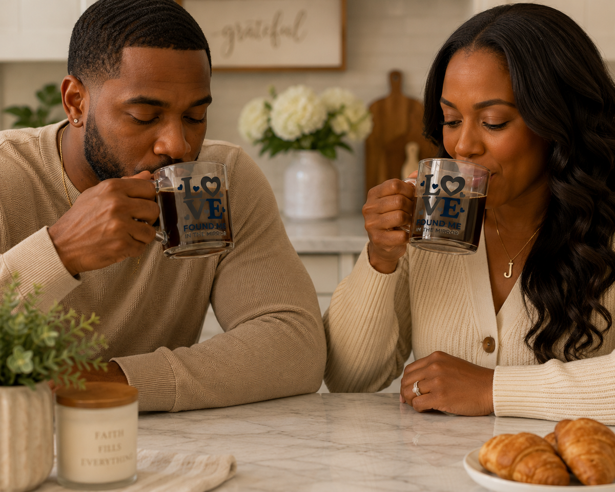 Affirma’Tees 4.5 oz Glass Tea Cups – Sip with Intention