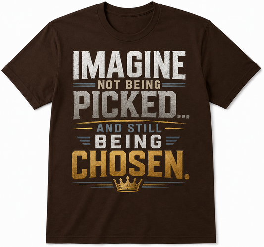 Imagine Not Being Picked… And Still Being Chosen – Men’s Tee