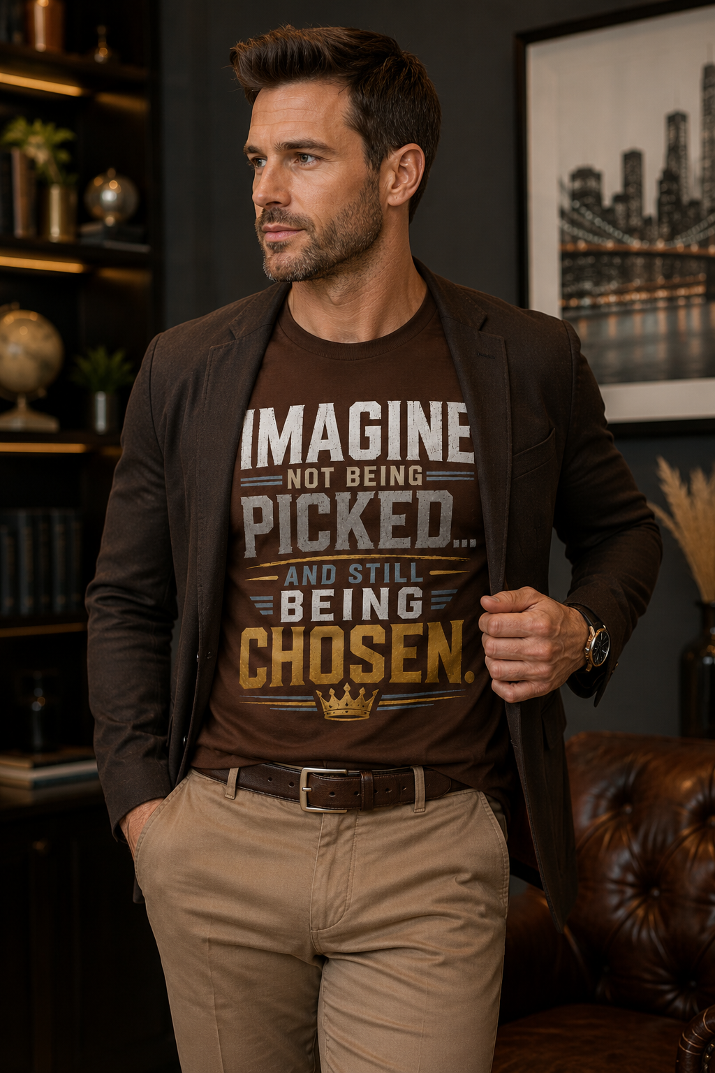 Imagine Not Being Picked… And Still Being Chosen – Men’s Tee