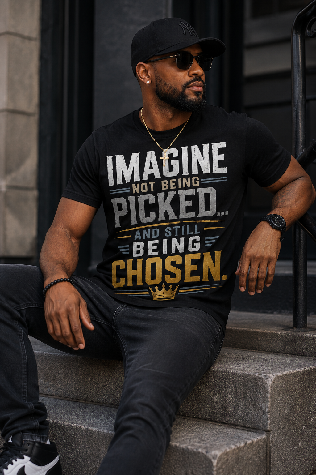 Imagine Not Being Picked… And Still Being Chosen – Men’s Tee