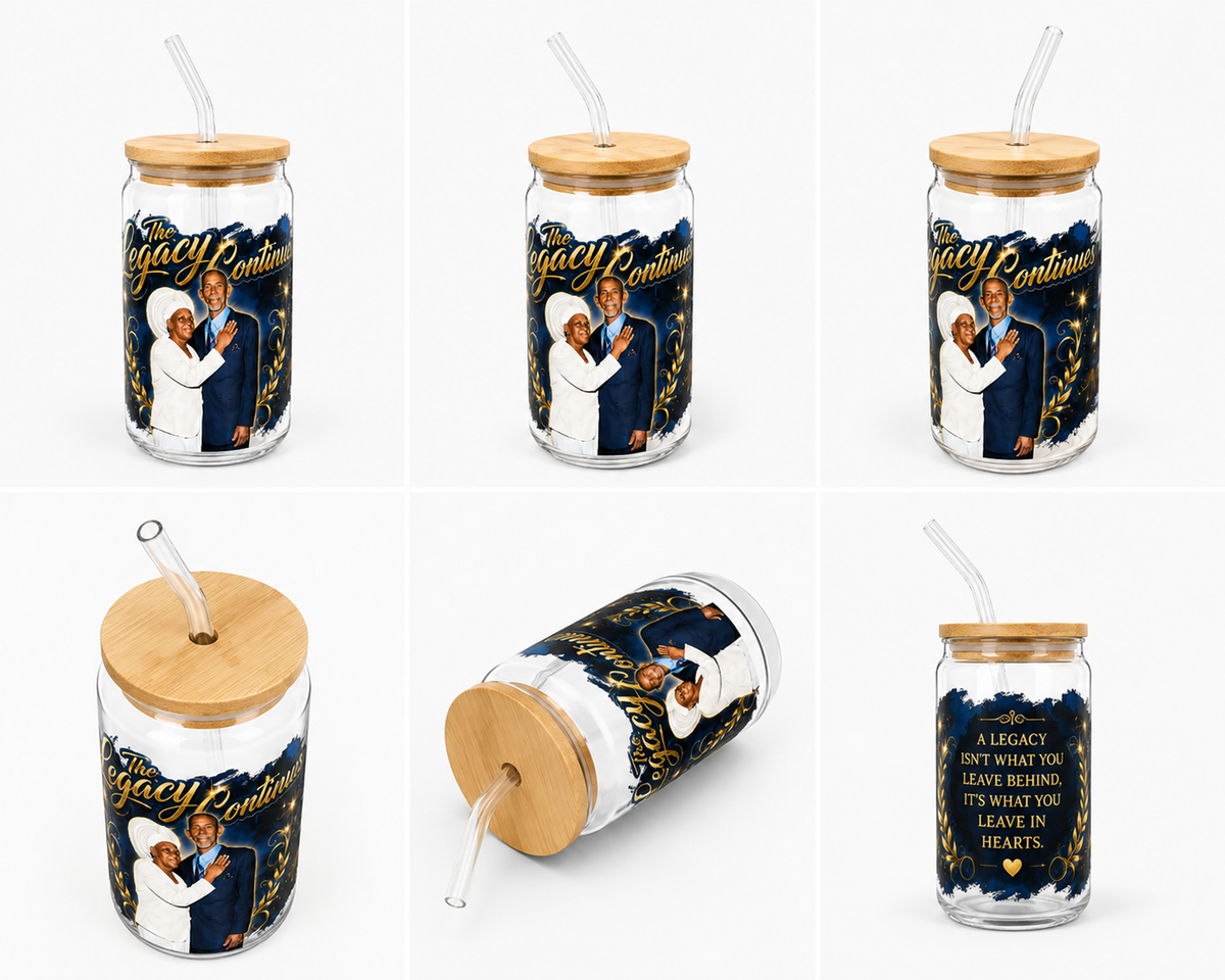 The Legacy Continues Glass Tumbler