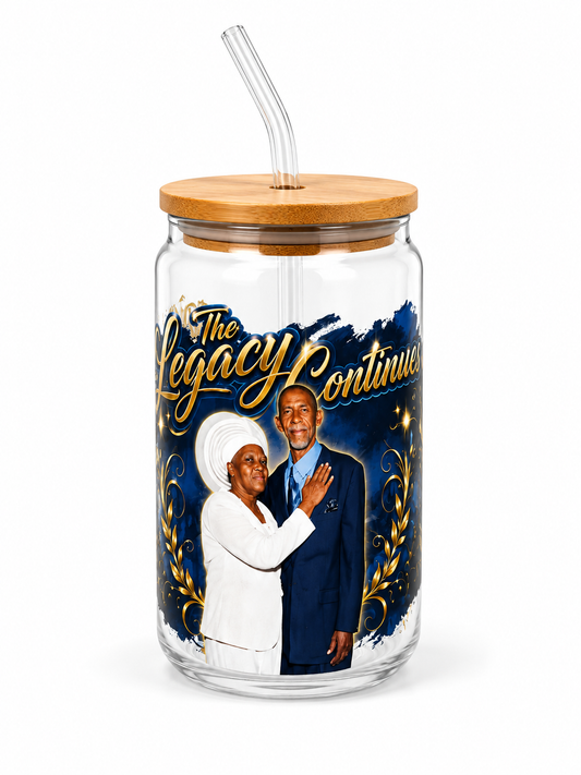 The Legacy Continues Glass Tumbler