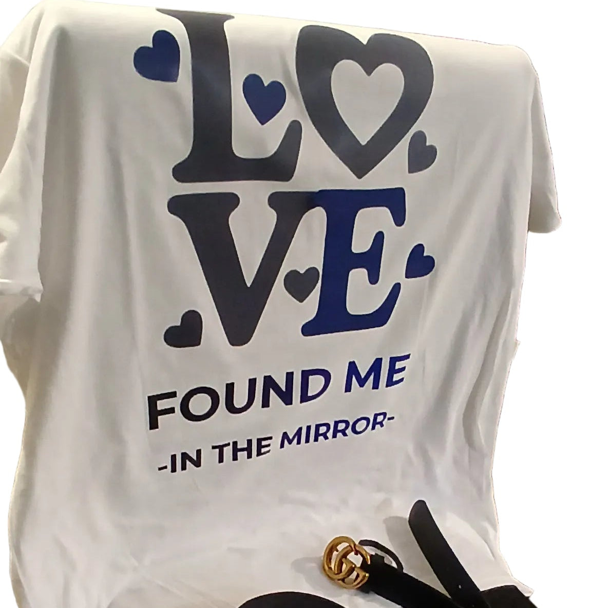 Love Found Me in the Mirror Tee – Self-Love Looks Good on Me